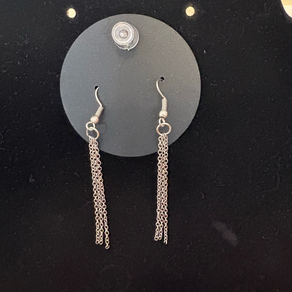 Elegant Silver Dangle Earrings